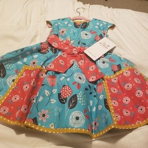 3T NWT LITTLE MISS MARMELAIDE MOXIE VINTAGE DRESS